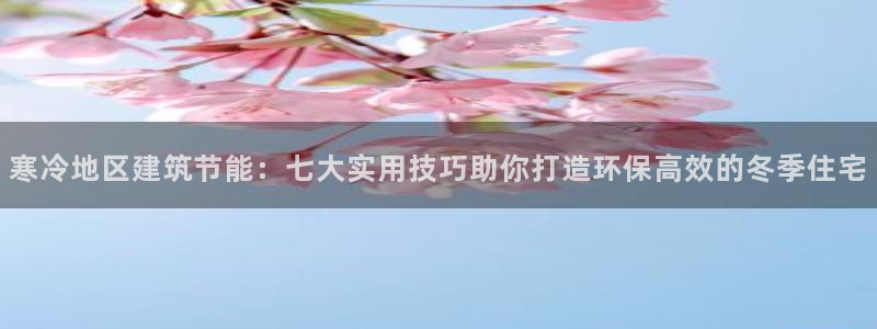 e尊国际平台：寒冷地区建筑节能：七大实用技巧助你打造环保高效的冬季住宅