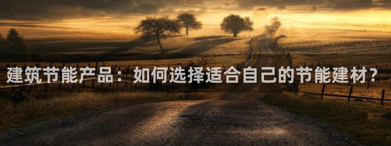 e尊国际平台：建筑节能产品：如何选择适合自己的节能建材？