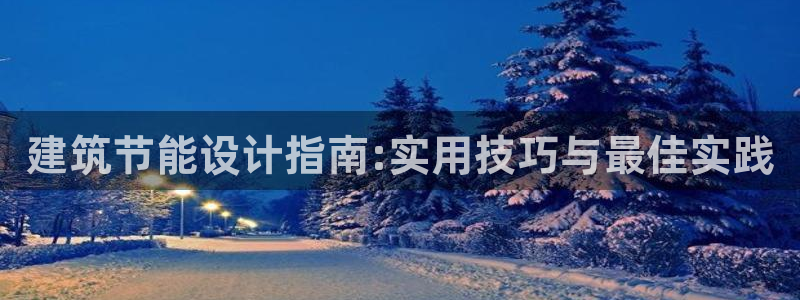 e尊国际平台：建筑节能设计指南:实用技巧与最佳实践