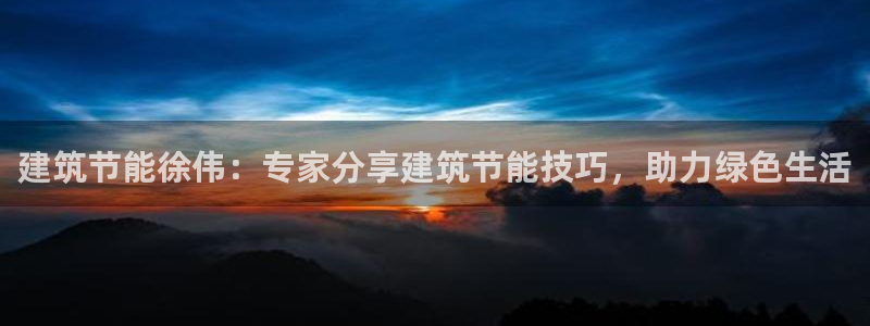 e尊国际官网：建筑节能徐伟：专家分享建筑节能技巧，助力绿色生活