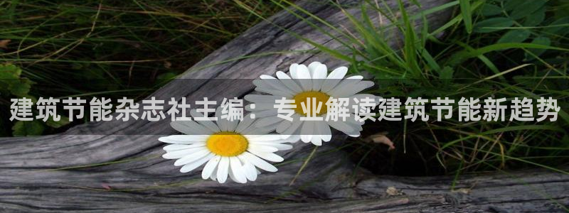 e尊平台：建筑节能杂志社主编：专业解读建筑节能新趋势
