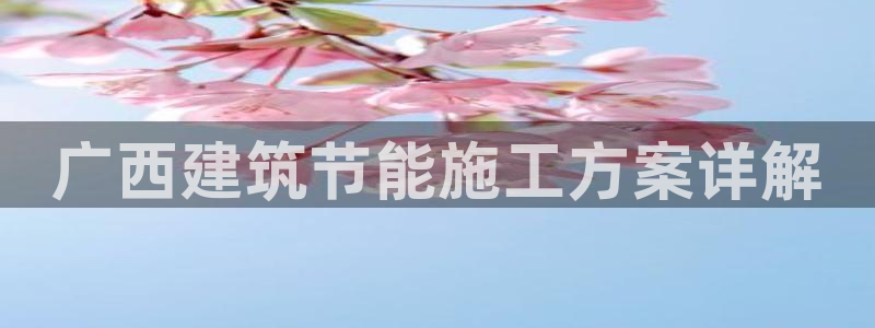 e尊国际官网：广西建筑节能施工方案详解