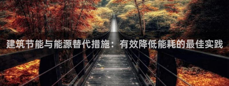 e尊体育：建筑节能与能源替代措施：有效降低能耗的最佳实践