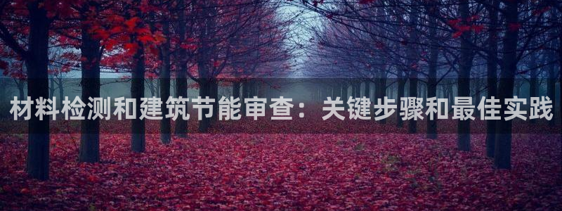e尊国际官网：材料检测和建筑节能审查：关键步骤和最佳实践