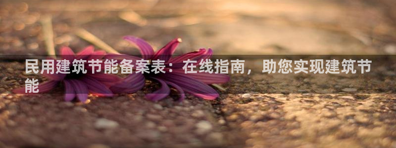 e尊国际客户端：民用建筑节能备案表：在线指南，助您实现建筑节
能