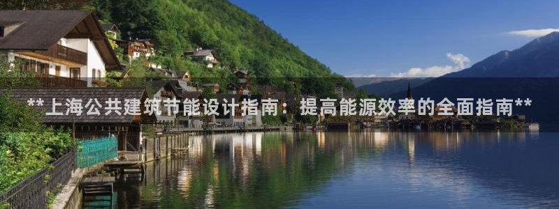 e尊国际娱乐官网地址：**上海公共建筑节能设计指南：提高能源效率的全面指南**