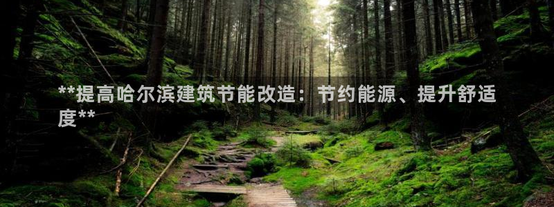 e尊国际客户端下载：**提高哈尔滨建筑节能改造：节约能源、提升舒适
度**