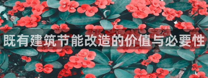 谁知道e尊国际的网址：既有建筑节能改造的价值与必要性