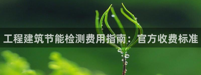 e尊平台：工程建筑节能检测费用指南：官方收费标准