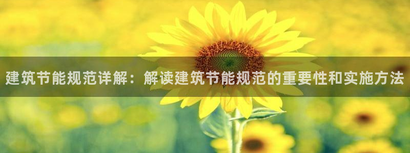e尊国际地址：建筑节能规范详解：解读建筑节能规范的重要性和实施方法