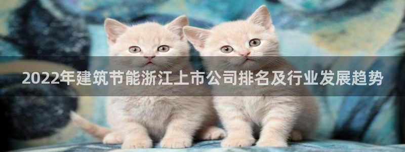 e尊国际官网·网址：2022年建筑节能浙江上市公司排名及行业发展趋势