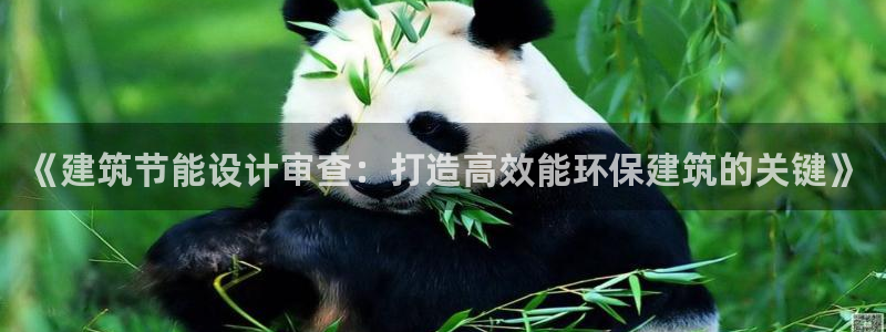 e尊国际是个黑网：《建筑节能设计审查：打造高效能环保建筑的关键》