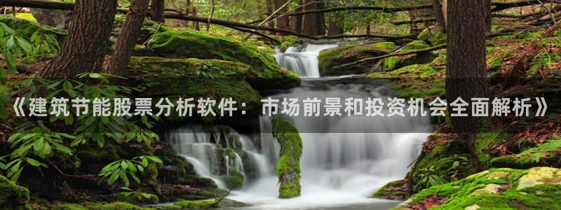 e尊国际官网app：《建筑节能股票分析软件：市场前景和投资机会全面解析》