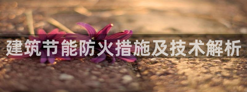 e尊国际官方网站：建筑节能防火措施及技术解析