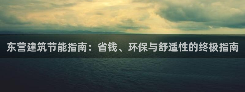 e尊国际娱乐官网地址：东营建筑节能指南：省钱、环保与舒适性的终极指南