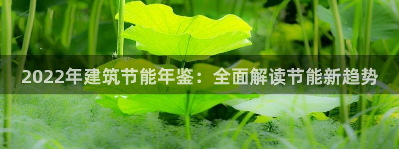 e尊国际地址：2022年建筑节能年鉴：全面解读节能新趋势